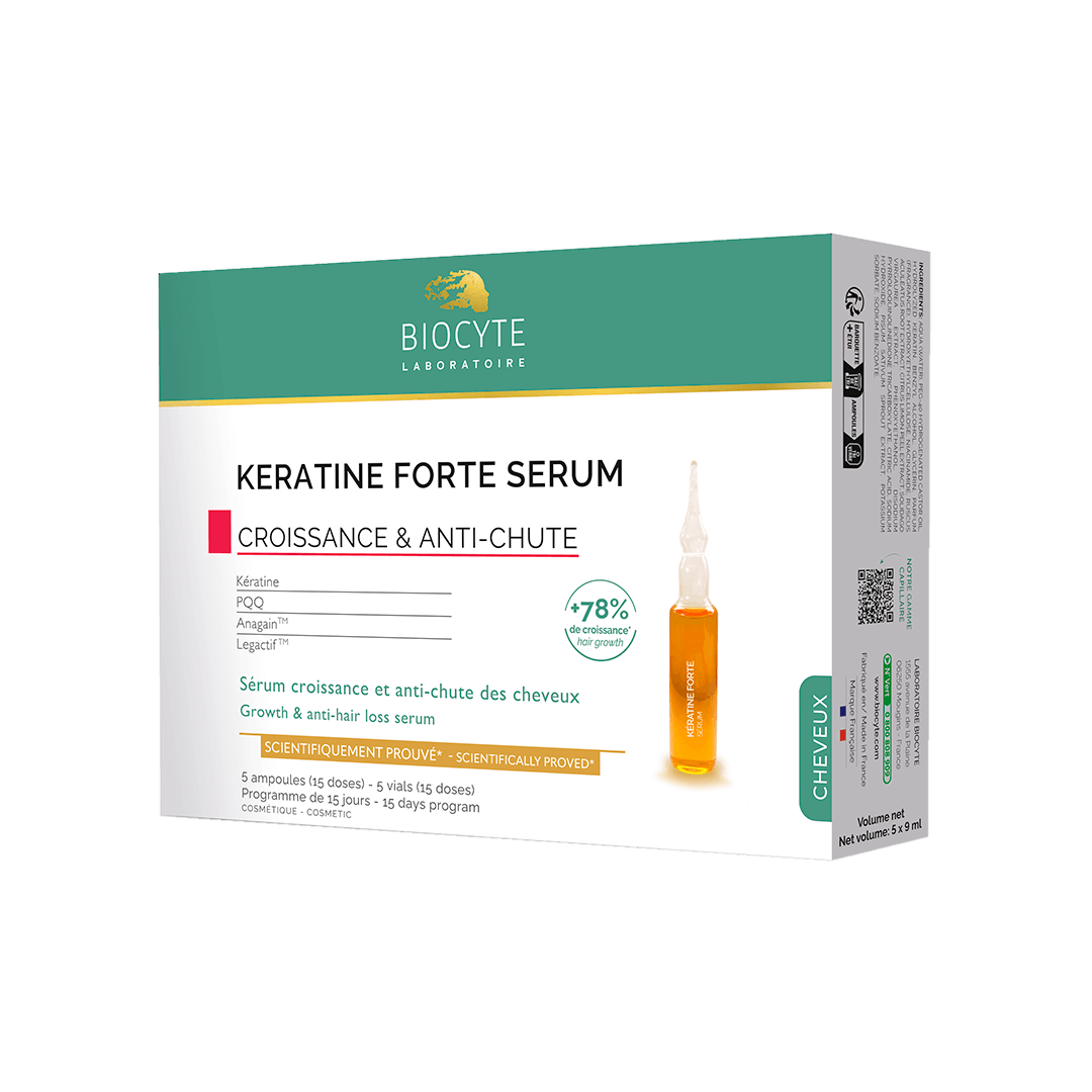 Biocyte Keratine Forte Serum Anti-Chute 5 x 9 мл: в корзину COSSE01.6201610 Цена мастераKERATINE FORTE SERUM ANTI-CHUTE, 5 X 9ML 1