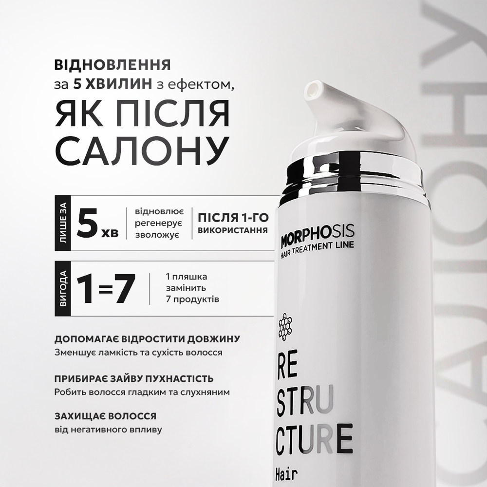 Framesi Morphosis Restructure Hair Beauty Elixir 150 мл: в корзину A03569 Цена мастера