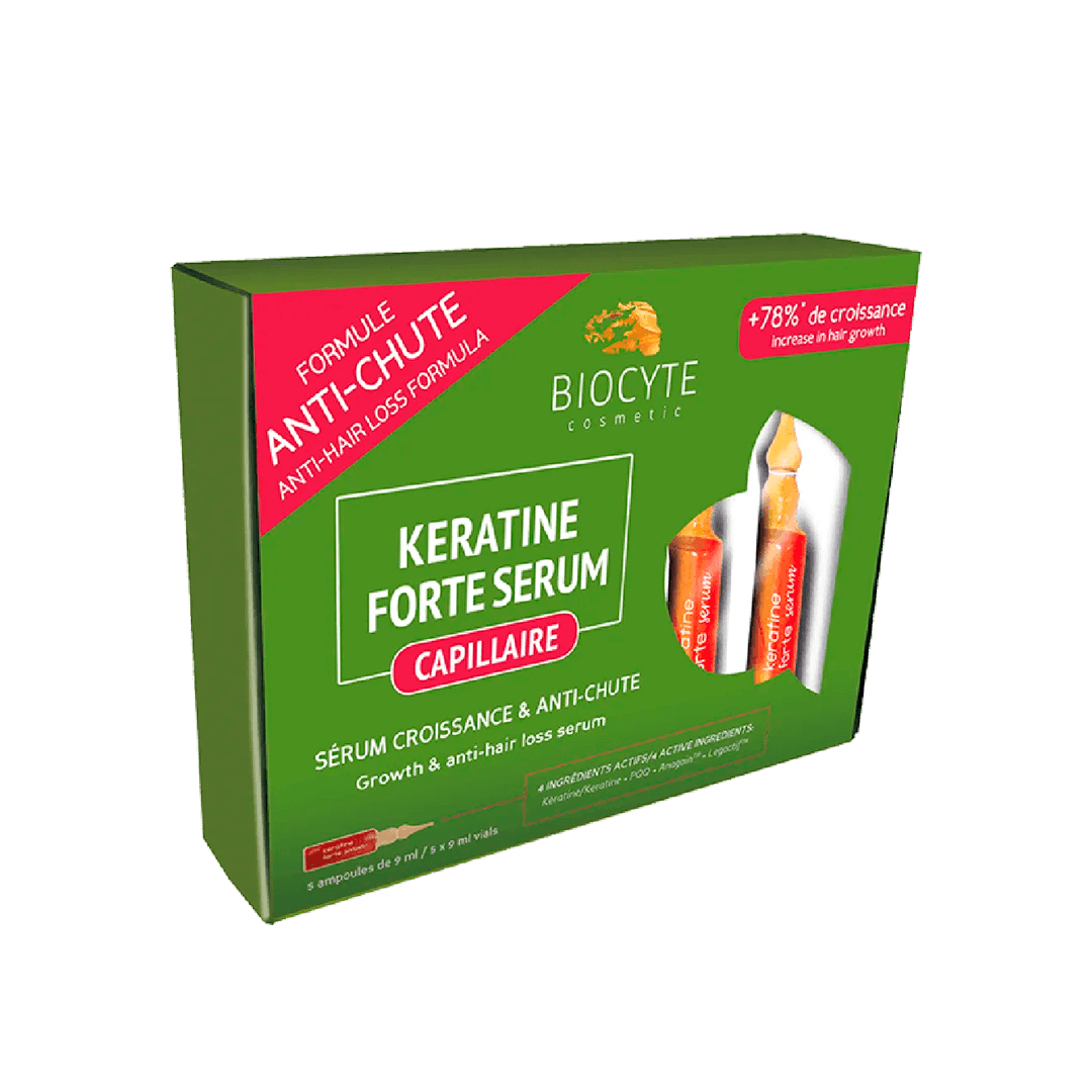 Biocyte Keratine Forte Serum Anti-Chute 5 x 9 мл: До кошика COSSE01.6201610 Ціна майстраKERATINE FORTE SERUM ANTI-CHUTE, 5 X 9ML 2