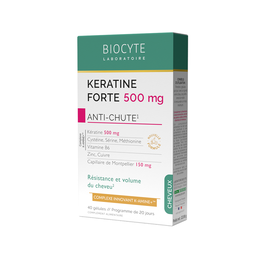 KERATINE FORTE 500MG AC NEW: 40 капсул - 1476₴