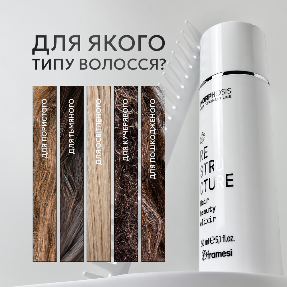 Framesi Morphosis Restructure Hair Beauty Elixir 150 мл: в корзину A03569 Цена мастера